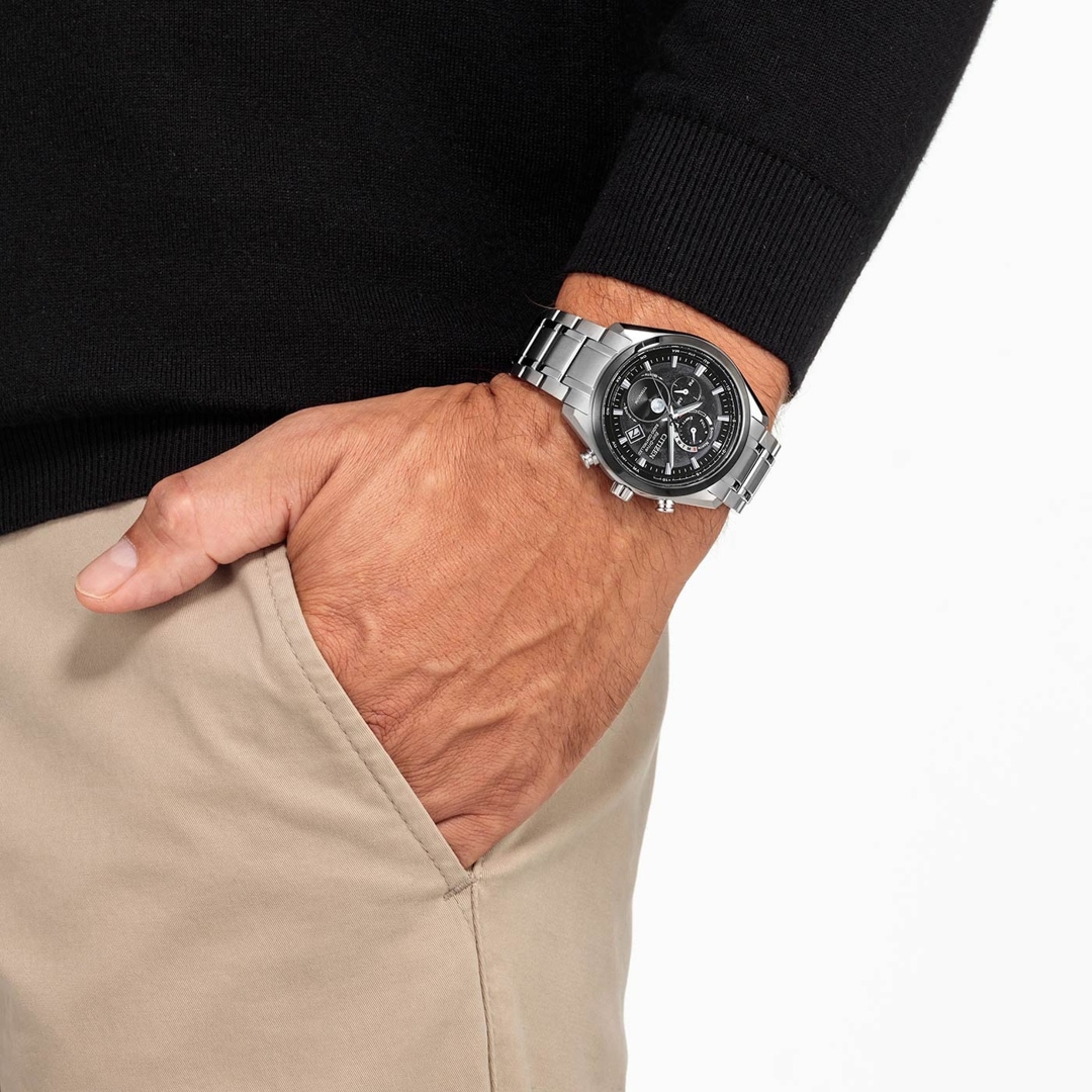 Citizen Tsuki-yomi A-T Eco-Drive Radio Controlled Moonphase