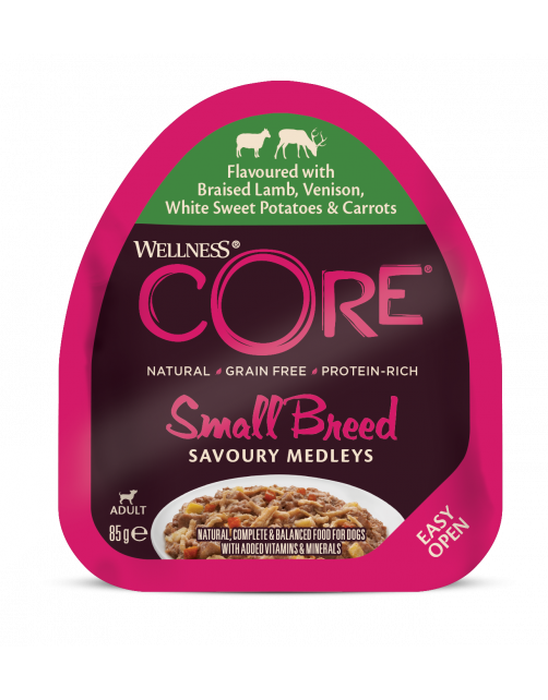 Wellness Core Small Breed Savoury Medleys 85 g - Hondenvoer