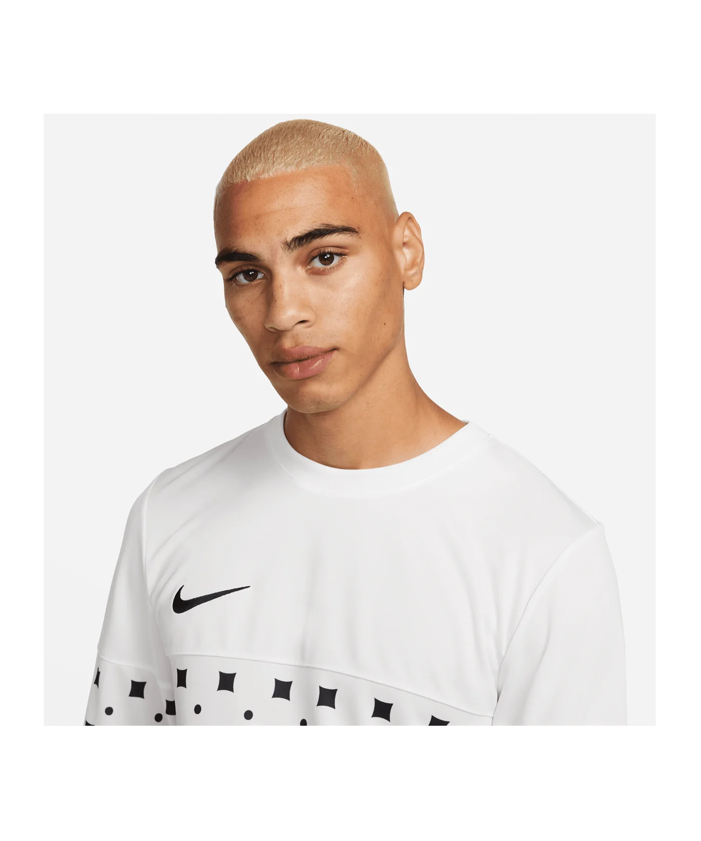 Nike F.C. Libero Trikot langarm Weiss Schwarz F121