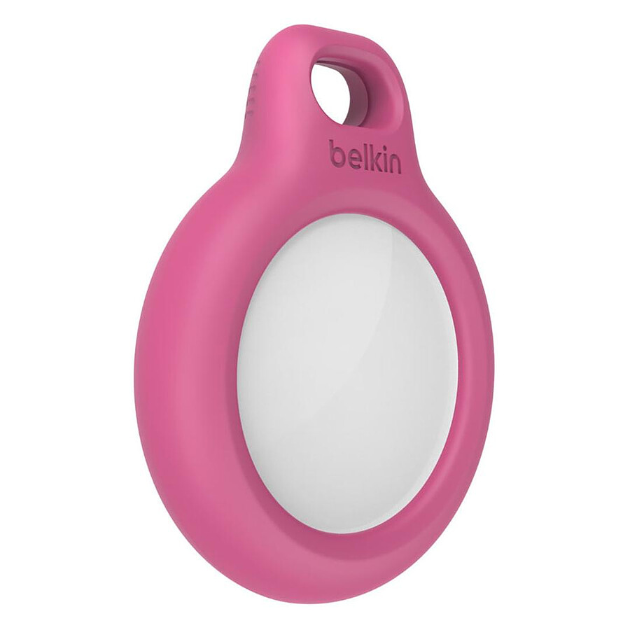 Belkin Protection Airtag avec anneau - Rose