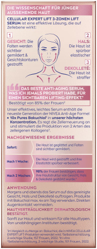 Nivea Cellular Expert Lift 3-Zonen Serum Disp 30 ml