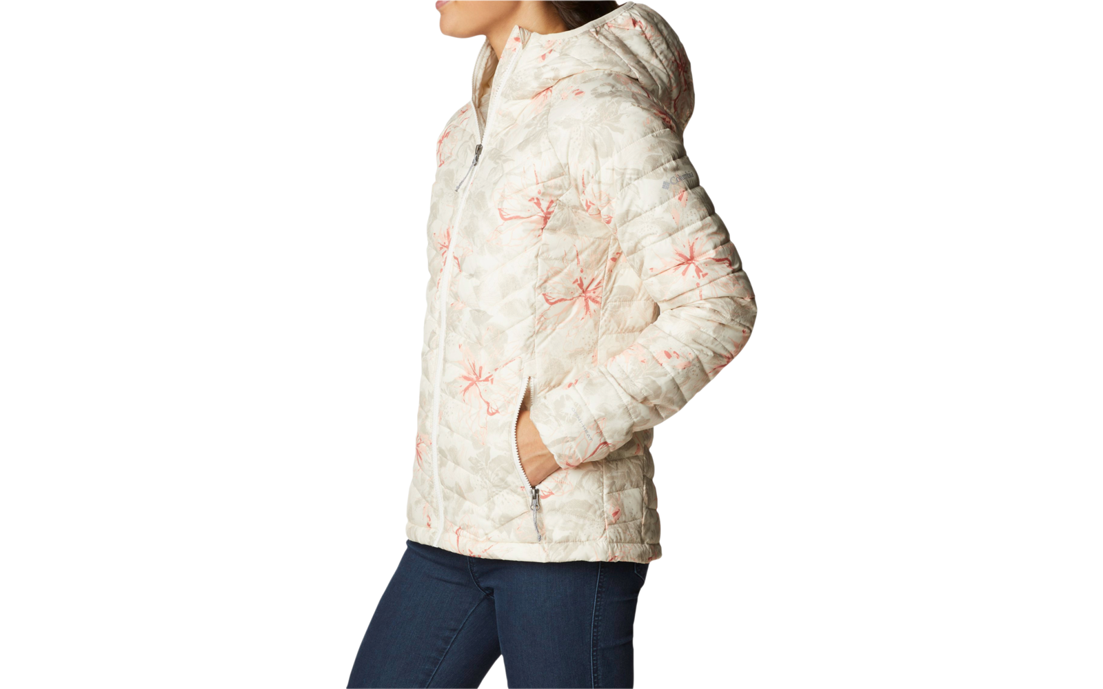 Columbia Powder Lite Damenjacke chalk aurelian