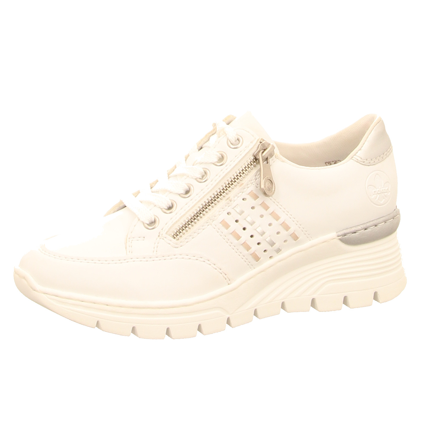 Rieker Sneaker weiss/weiss kombi