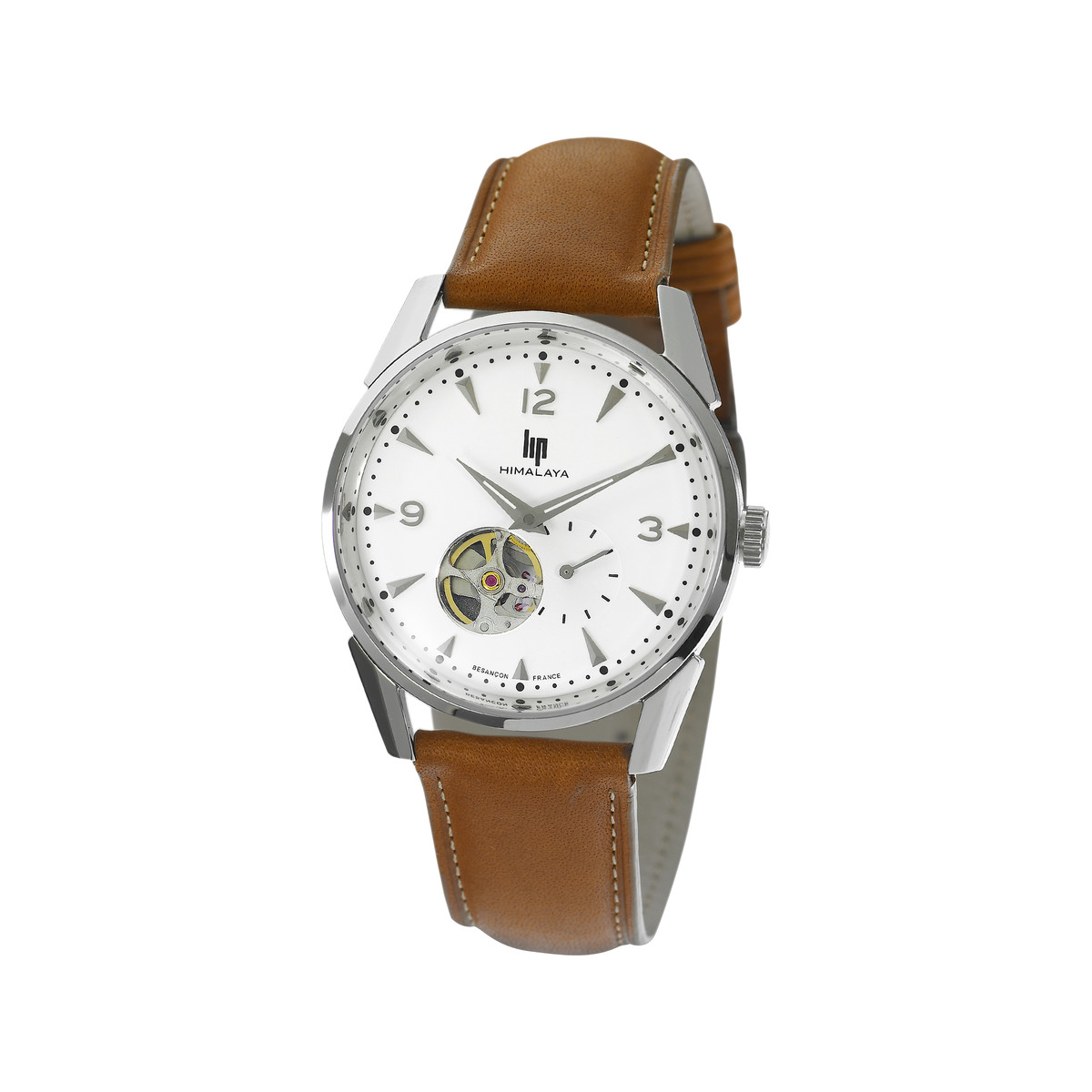 Montre Lip mixte automatique acier cuir