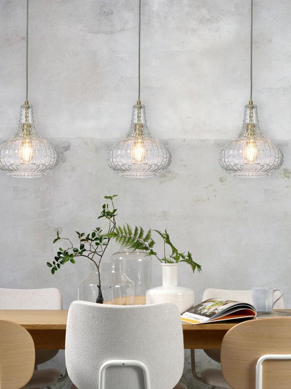 It's about Romi Venice hanglamp druppel Ø28 groen
