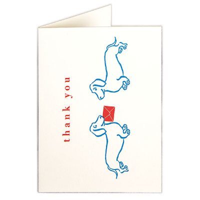 Dogs Mini Thank You Card
