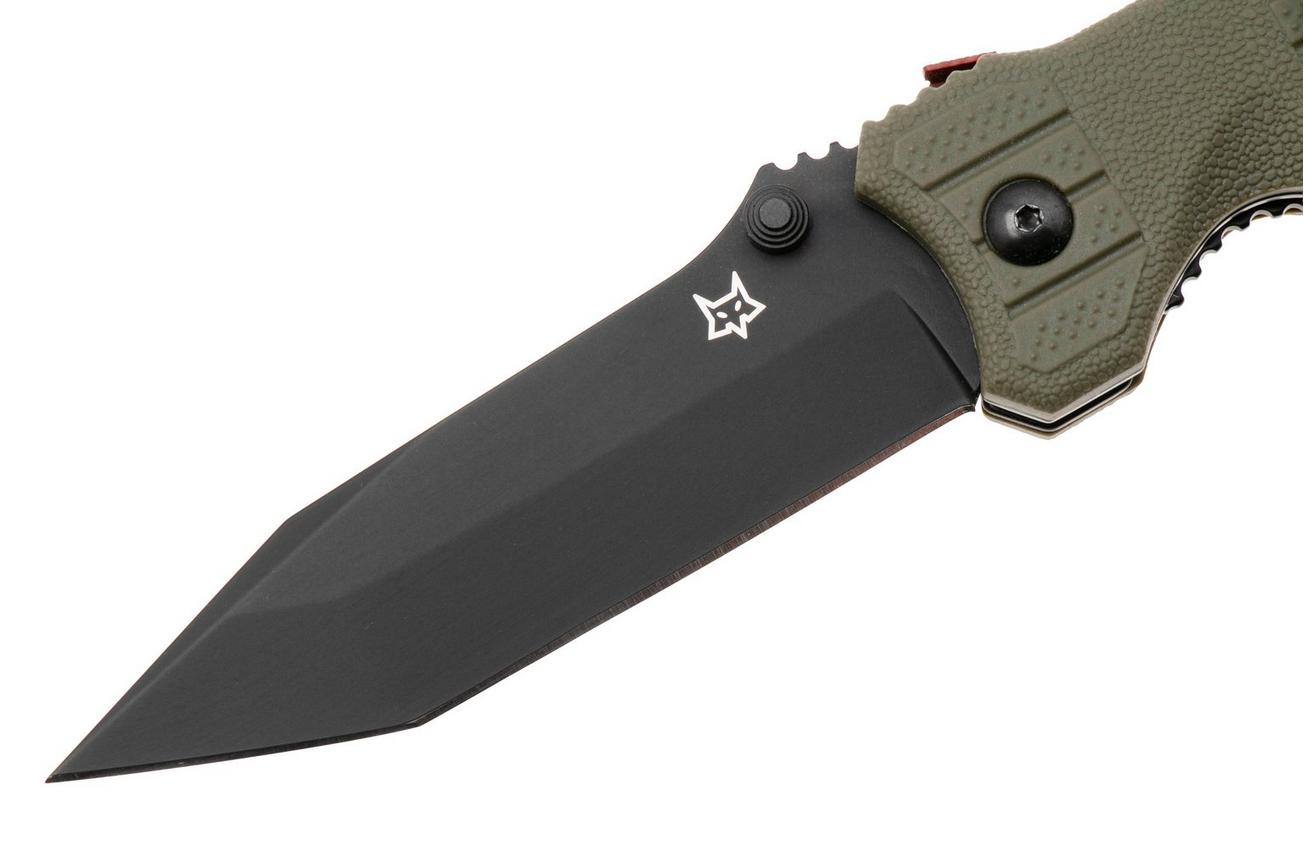 Fox Predator Evolution FX-449 OD, Black Niolox, Green FRN, zakmes