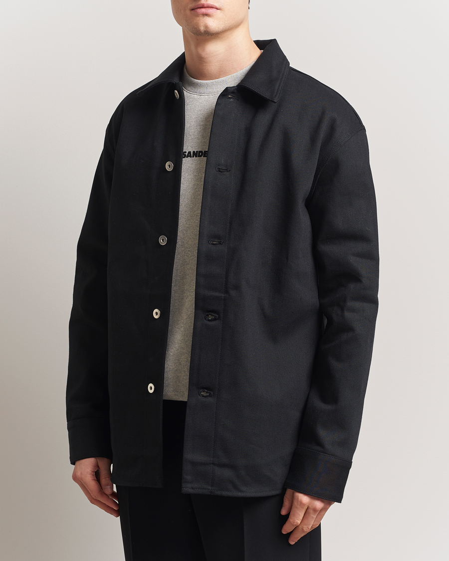Jil Sander Denim Shirt Jacket Black