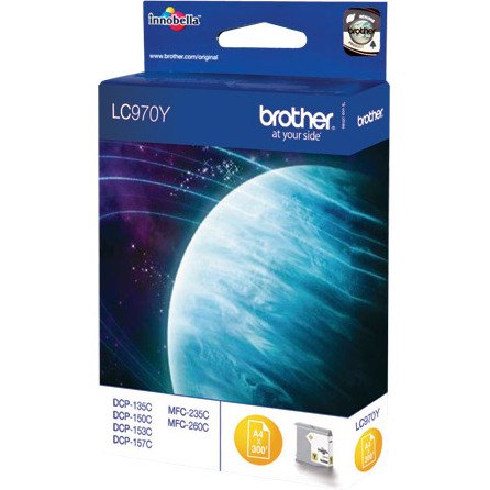 Cartouche Brother LC 970 couleurs séparées pour imprimante jet d'encre