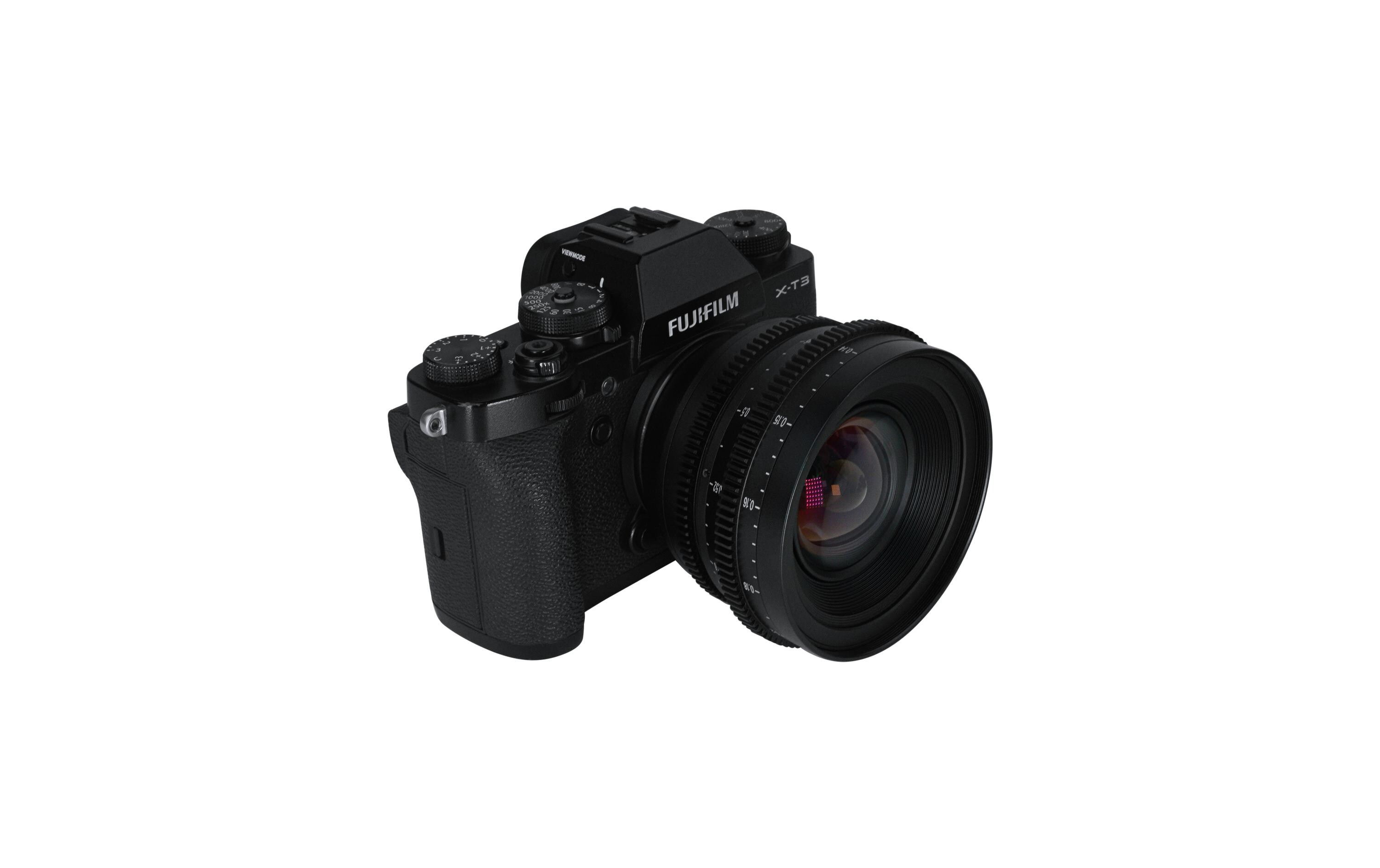 Festbrennweite 12mm T/2.9 – Fujifilm X-Mount<br>Scharfe, kompakte und robuste Weitwinkel-Festbrennweite