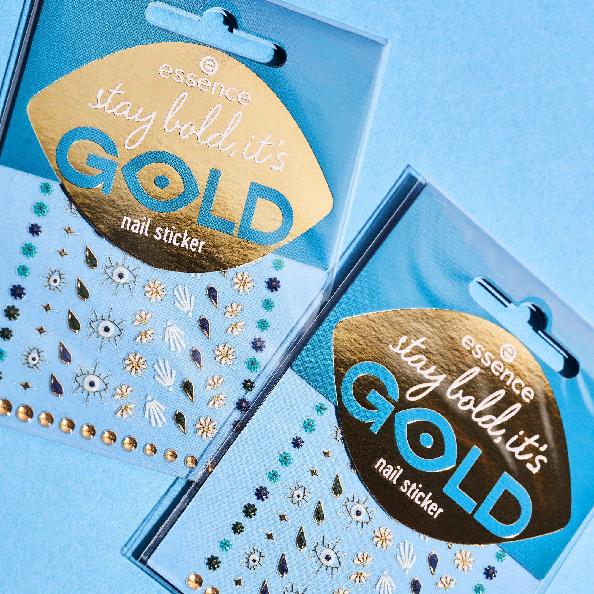 stay bold, it's GOLD nail sticker pour ongles
