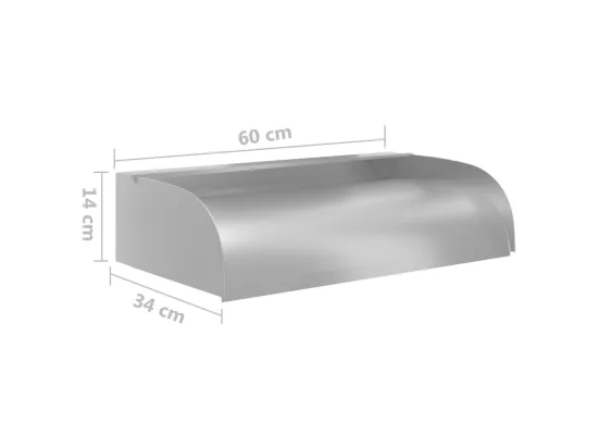 Cascade avec LED 60x34x14 Acier inoxydable 304