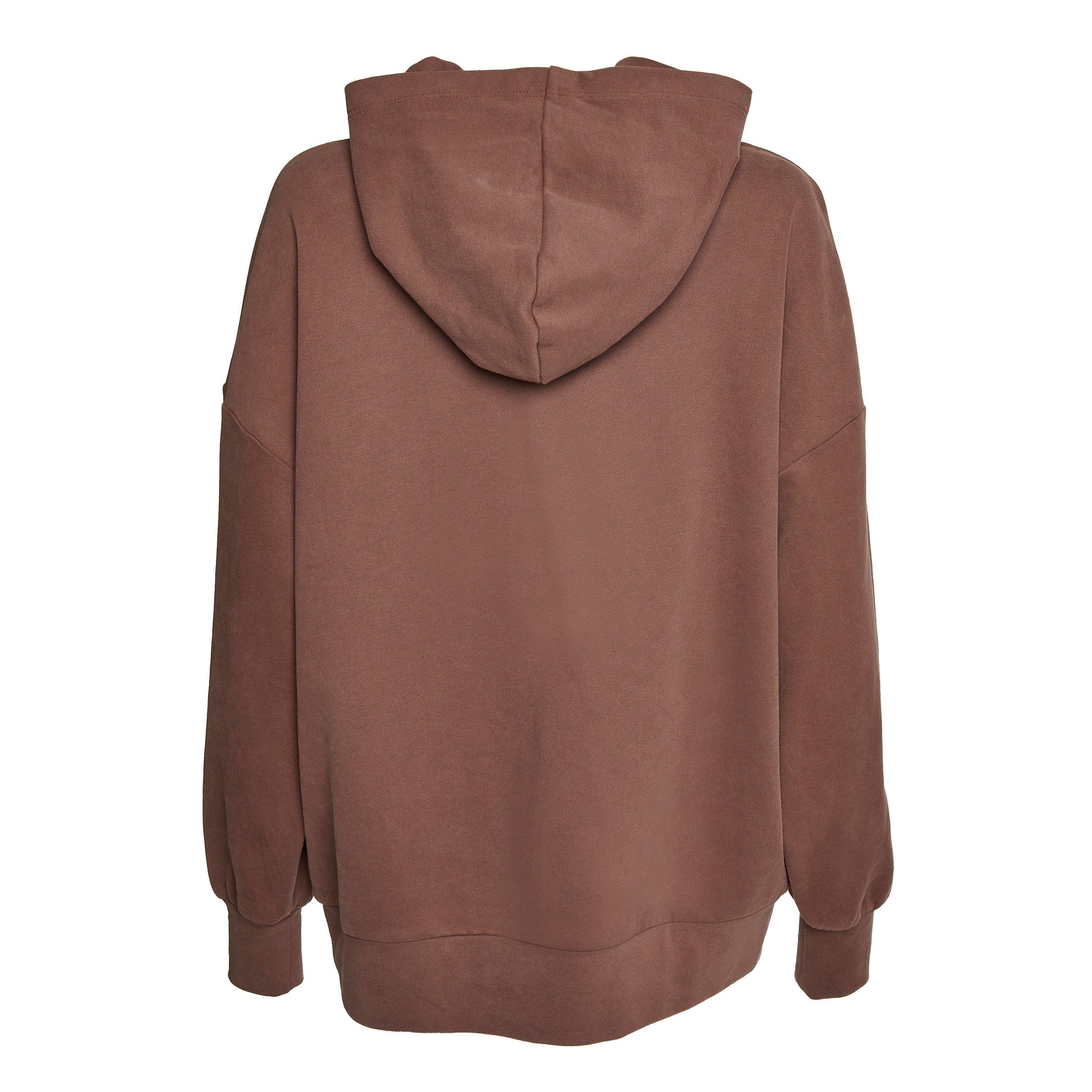 Agon Lounge Boxy Oversized Hoodie Coffee
