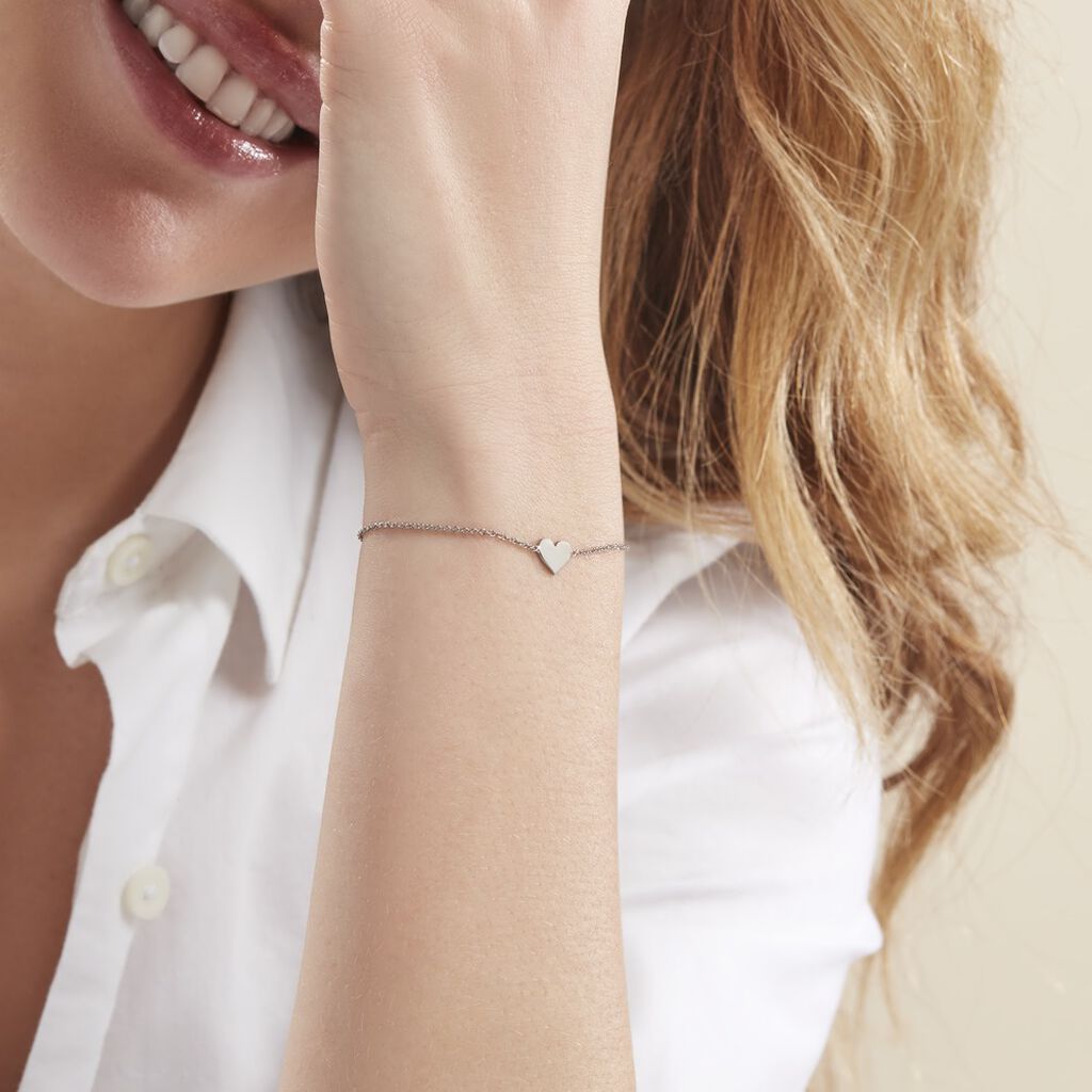 Bracelet Chandana Argent Blanc