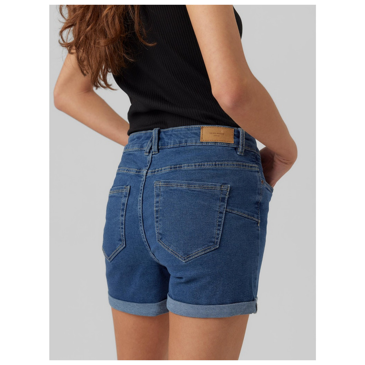 Vero Moda VMLUNA MR FOLD SHORTS MIX GA N