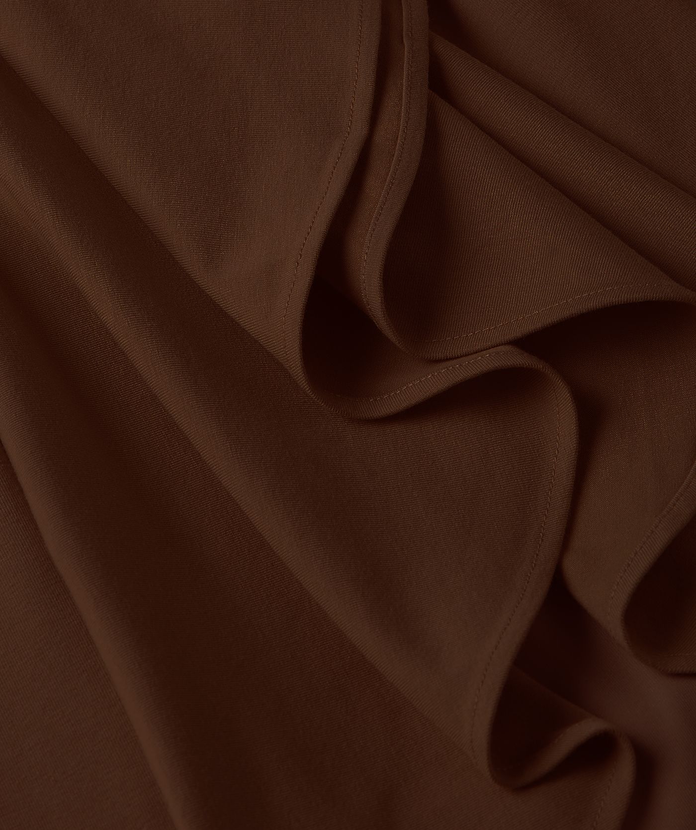 JV-ZYLAS slim fit maxi jurk met ruffles - brown