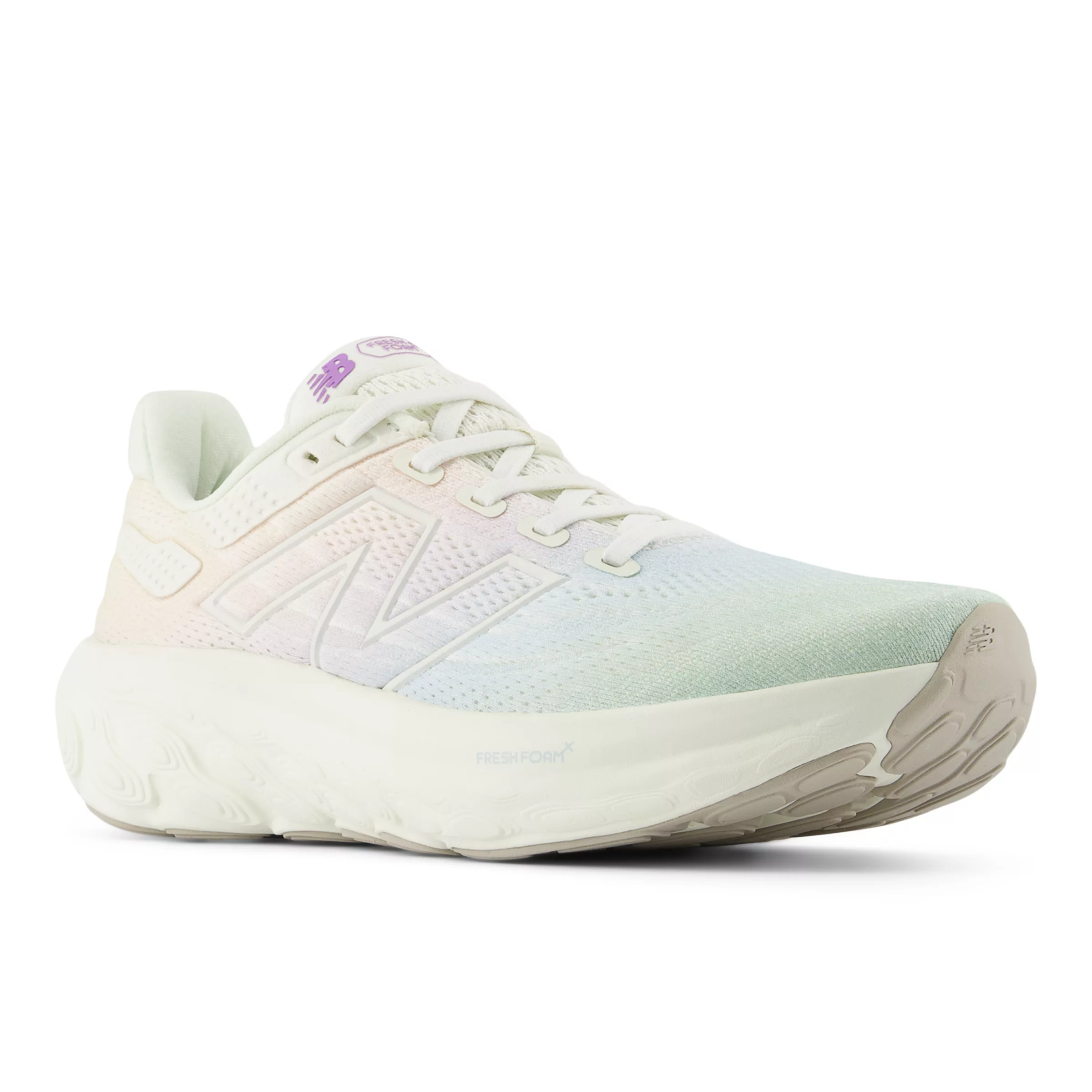 Fresh Foam X 1080 v13 Sea salt con purple fade e quarry blue