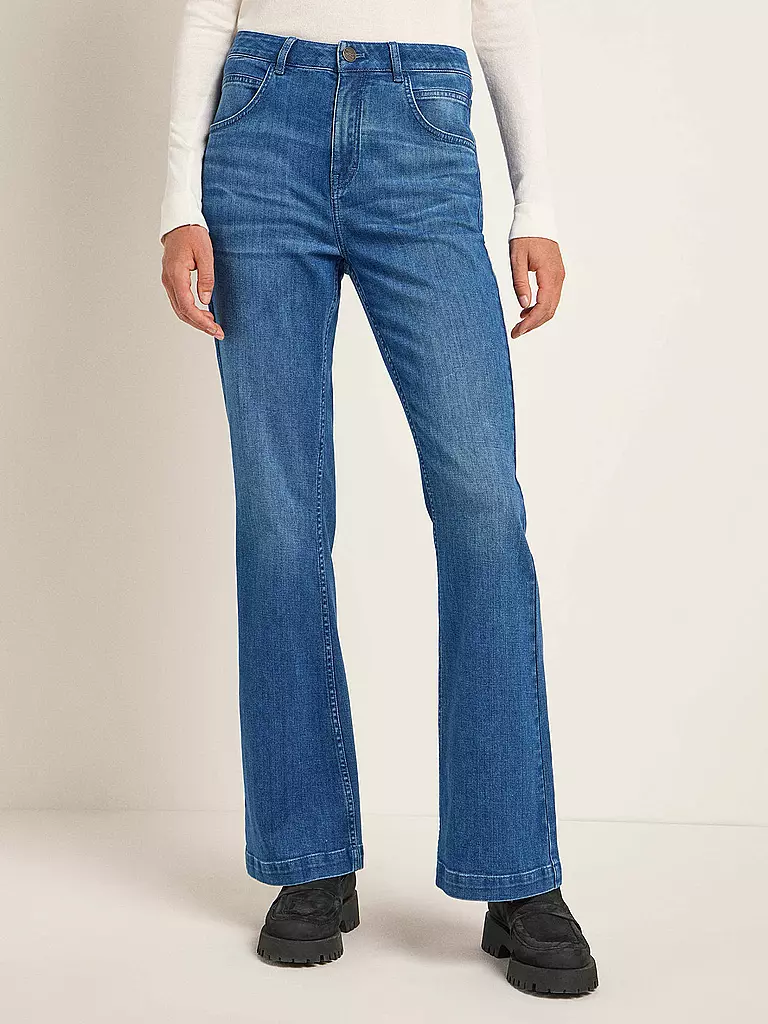 LANIUS Jeans Flared Fit blau