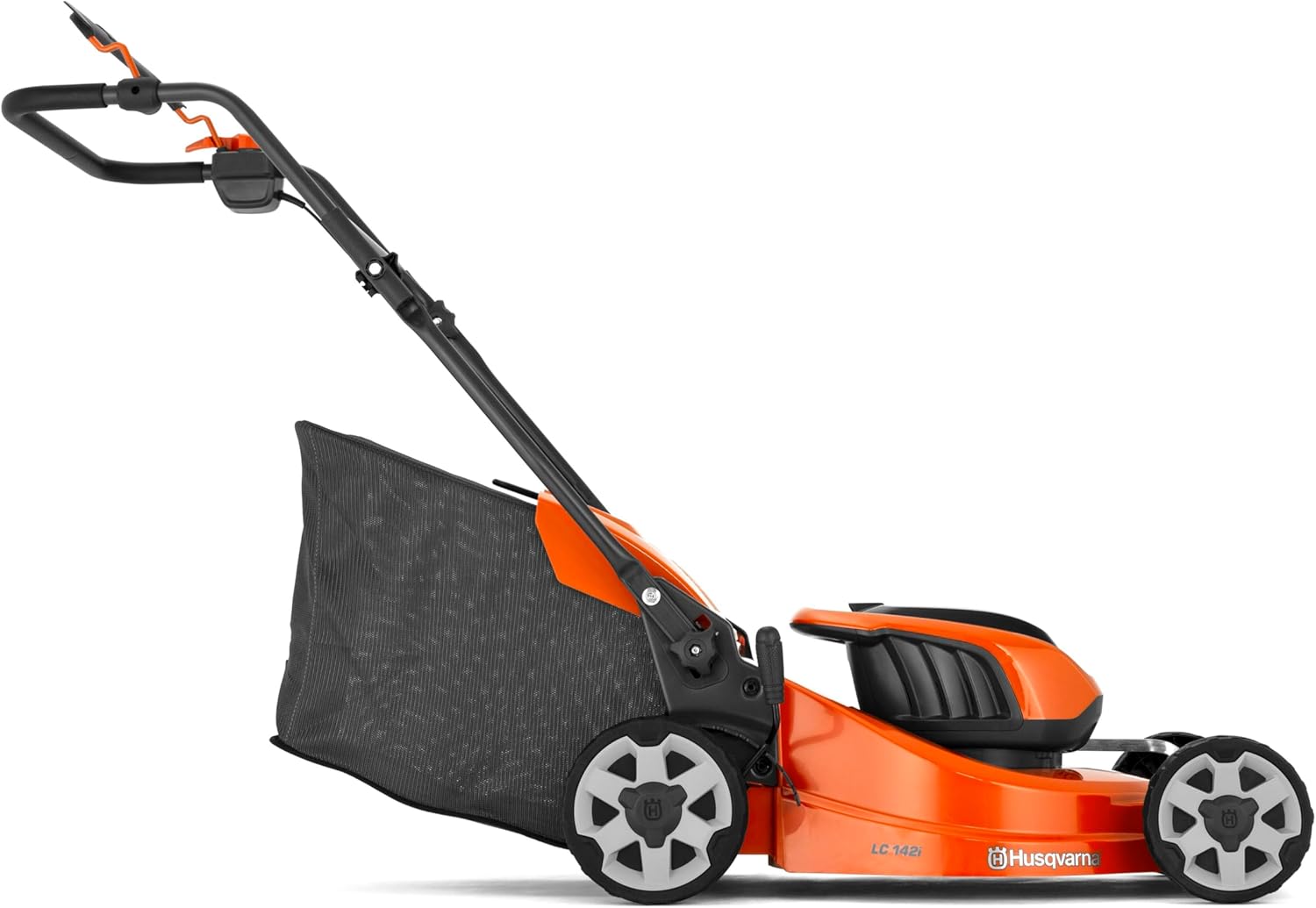 Husqvarna LC 142iS Akku-Rasenmäher – 42 cm Schnittbreite, 36V Li-Ion, PowerBoost, Save-Modus, zentrale Höhenverstellung, klappbarer Holm – ideal für kleine bis mittelgroße Gärten (ohne Radantrieb)