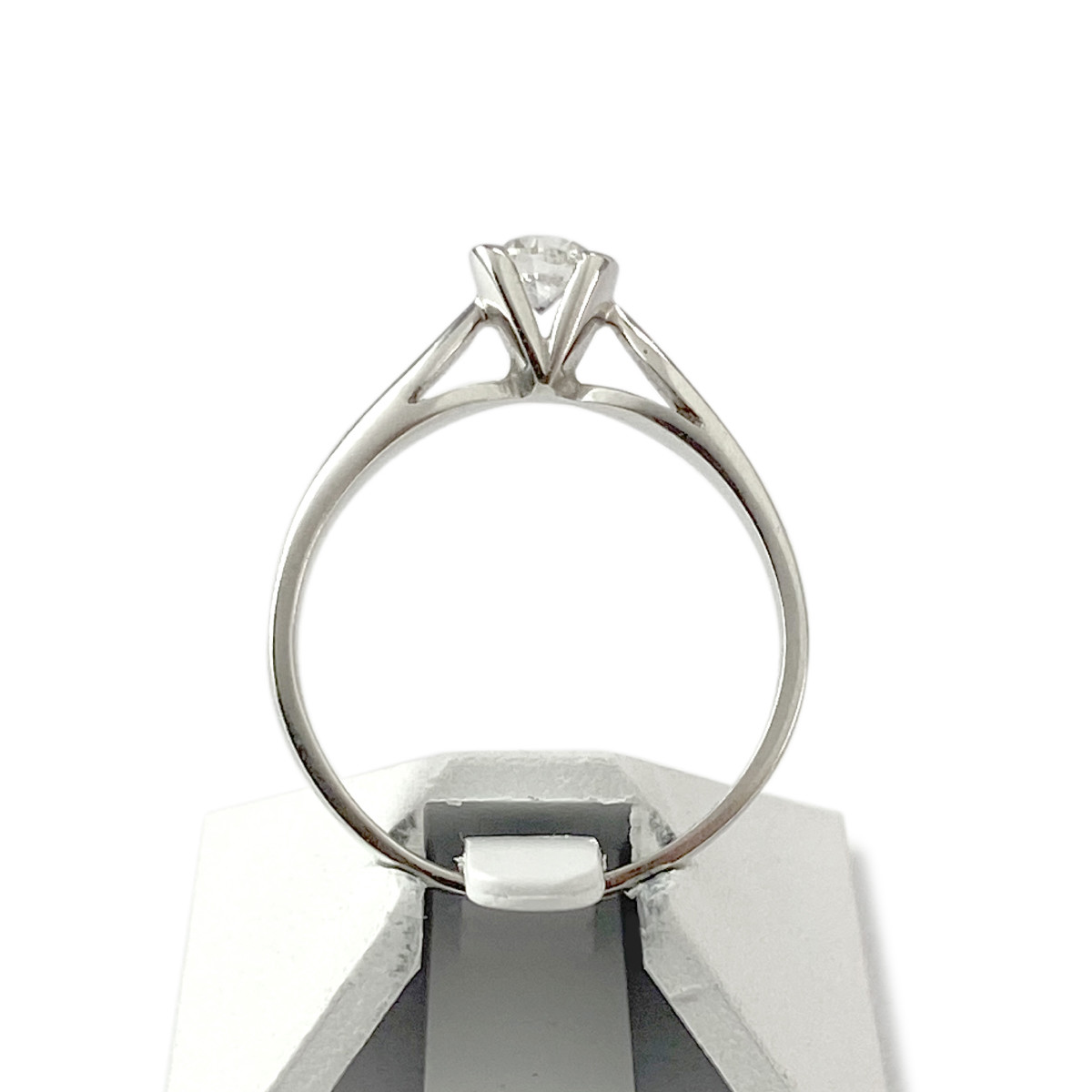 Solitaire d'occasion or 750 blanc diamant séduction