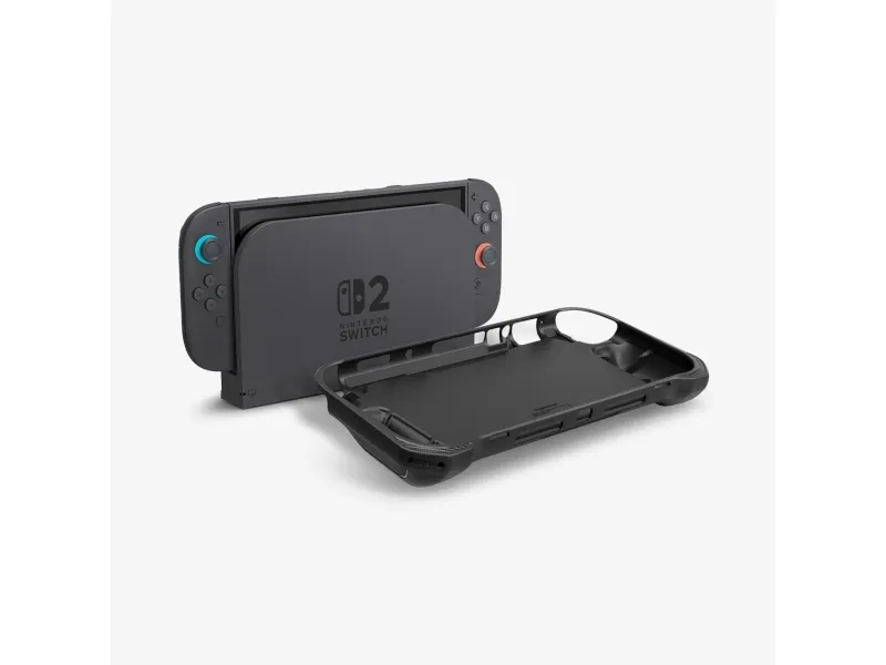 Spigen Rugged Armor, Cover, Nintendo, Sort, Termoplastisk polyurethan (TPU), Nintendo Switch, Stødsikker, Ridseresistent
