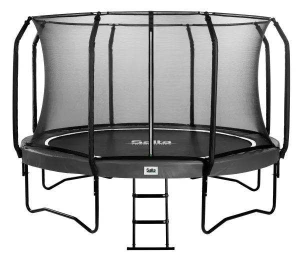 Salta Trampolin First Class Ø427 cm, sort inkl. stige & sikkerhedsnet (805-567)