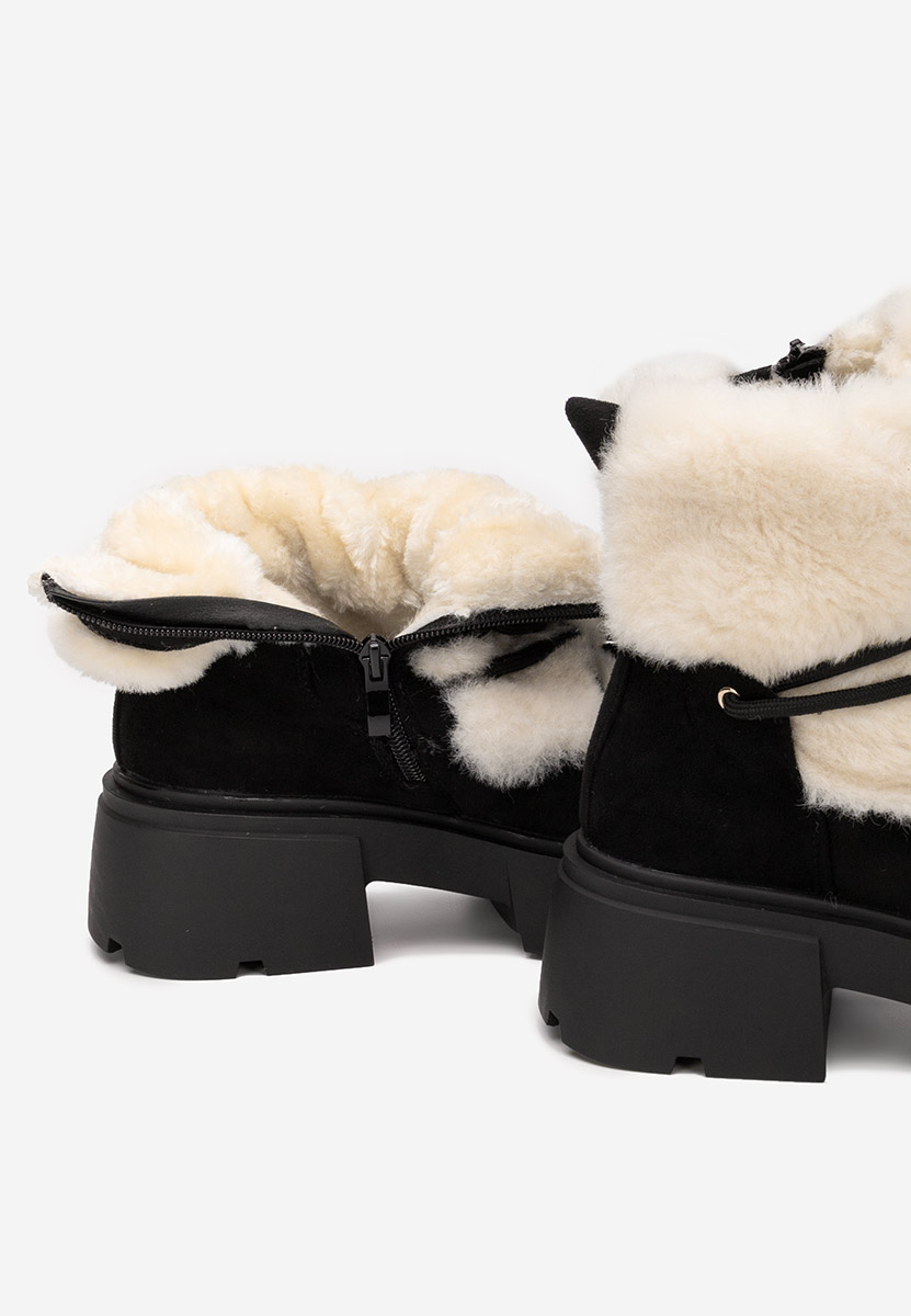 Bottines doublées femme noires Aslyn