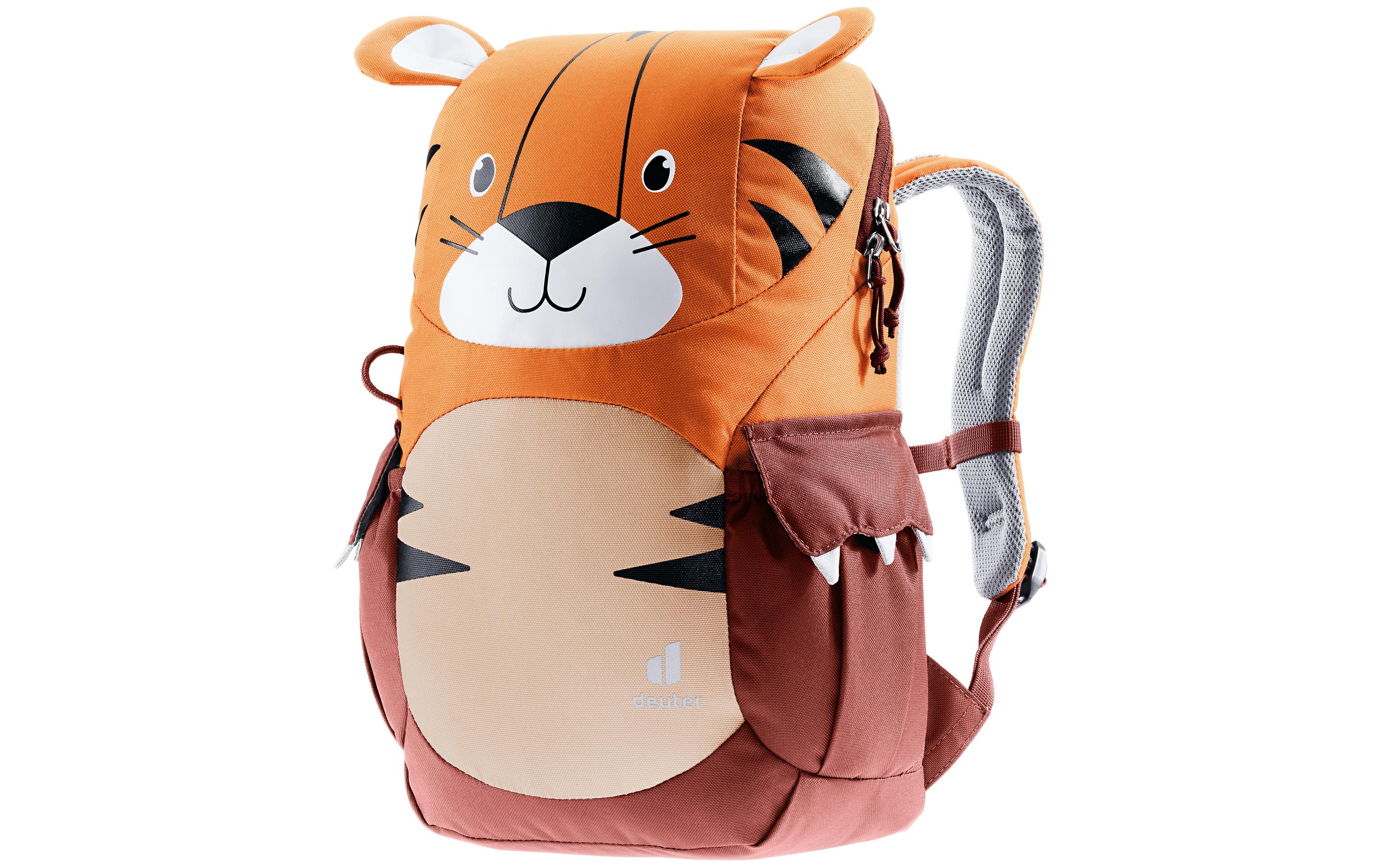 Kindergartenrucksack Kikki 8 l, Braun/OrangeRucksack für Kinder ab 3 Jahren
