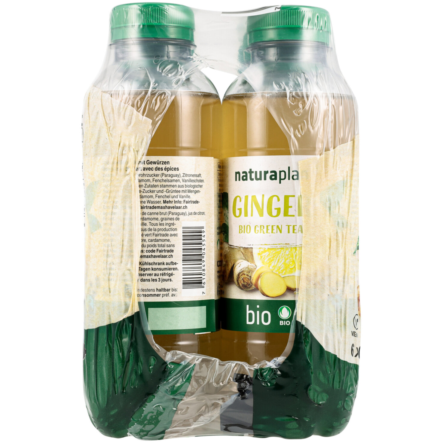 Naturaplan Organic Ginger Green Ice Tea 6x50cl