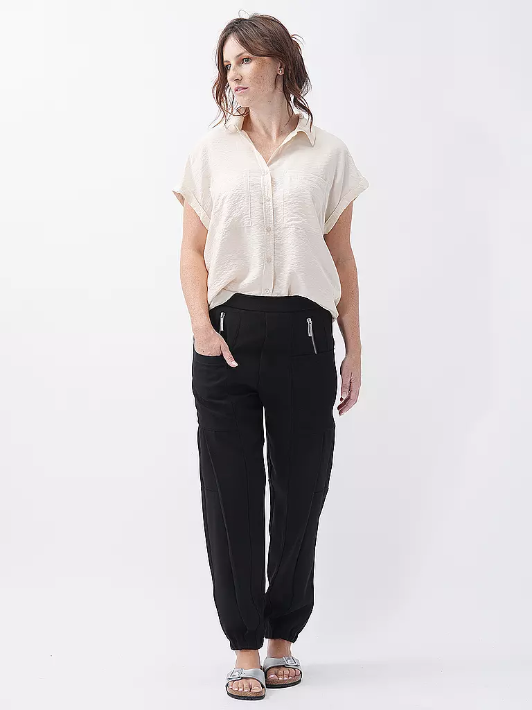 MAC Cargohose Tapered Fit NAGANO schwarz