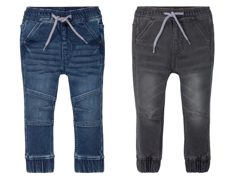 Jeans voor jongens, elastische taille, katoen, polyester en elastaan