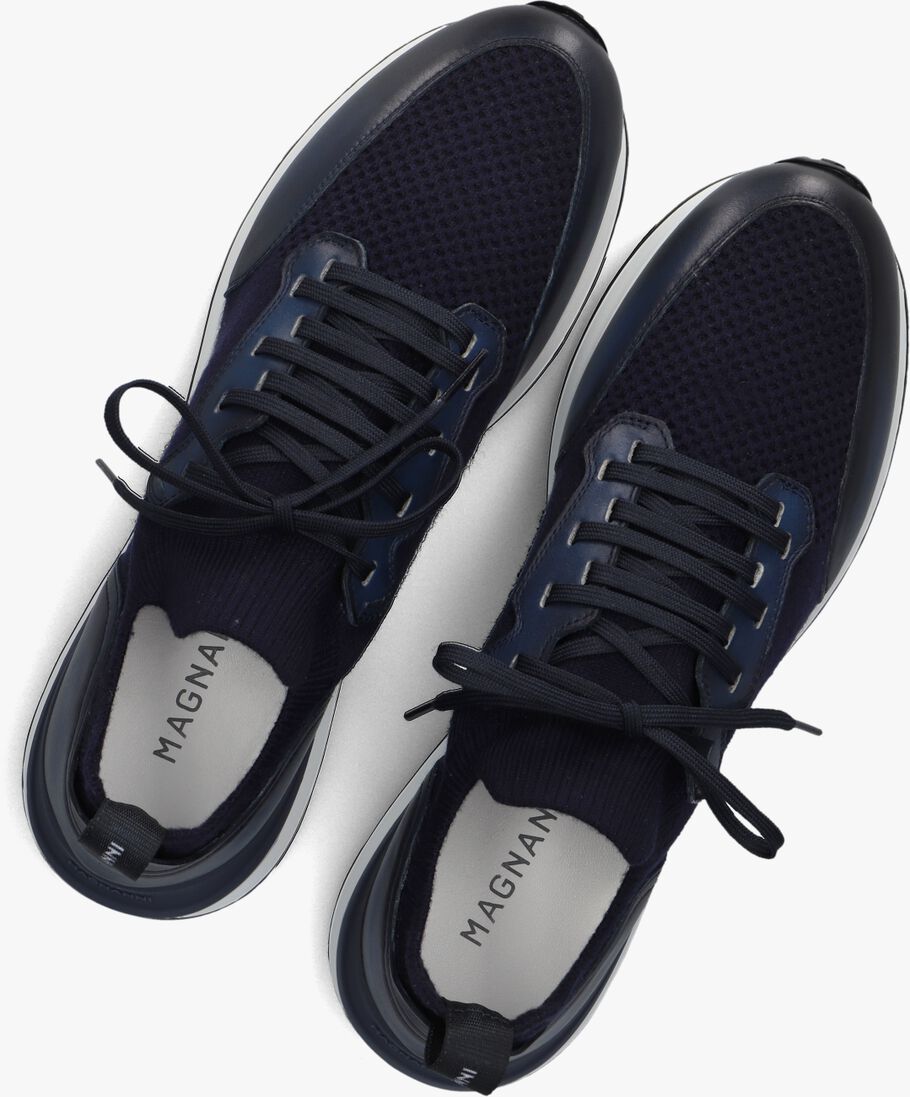 blauwe magnanni lage sneakers 26069