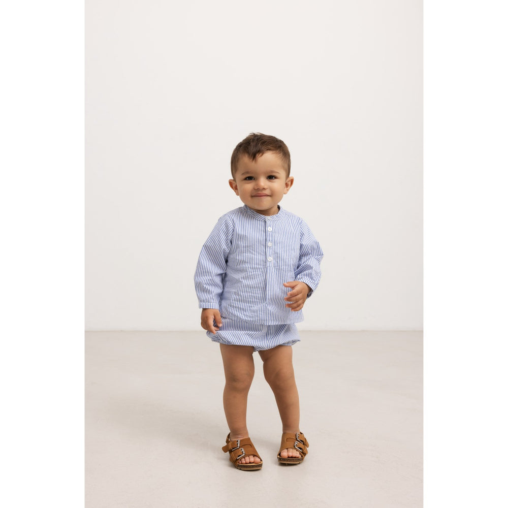 Køb MarMar Poplin Bolich Blue Strips Pava Bloomers