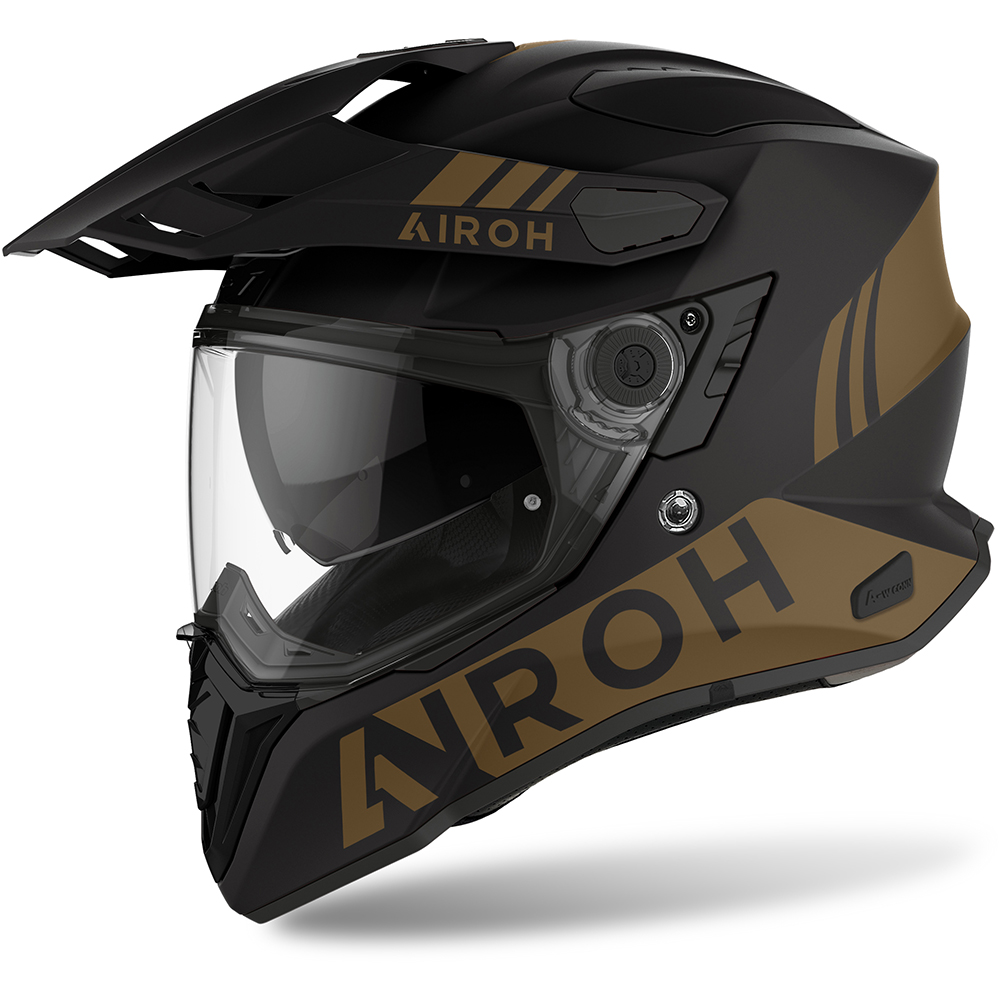 Airoh - Casque Commander Gold Noir Mat / Or