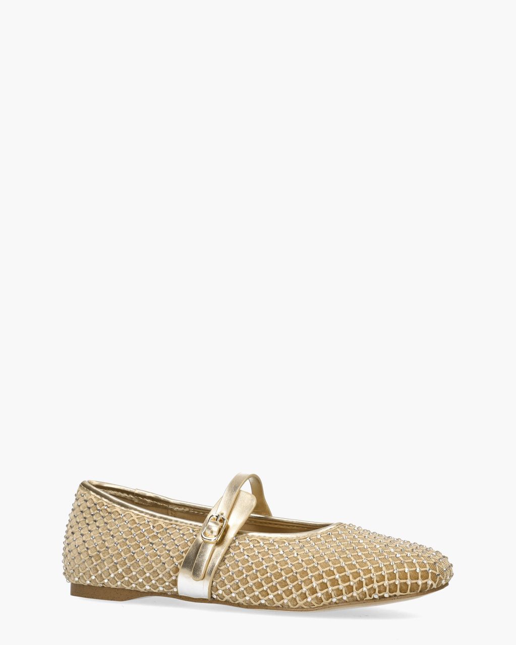Steve Madden Rejoice-R Flat Shoe Goud Damesballerina's