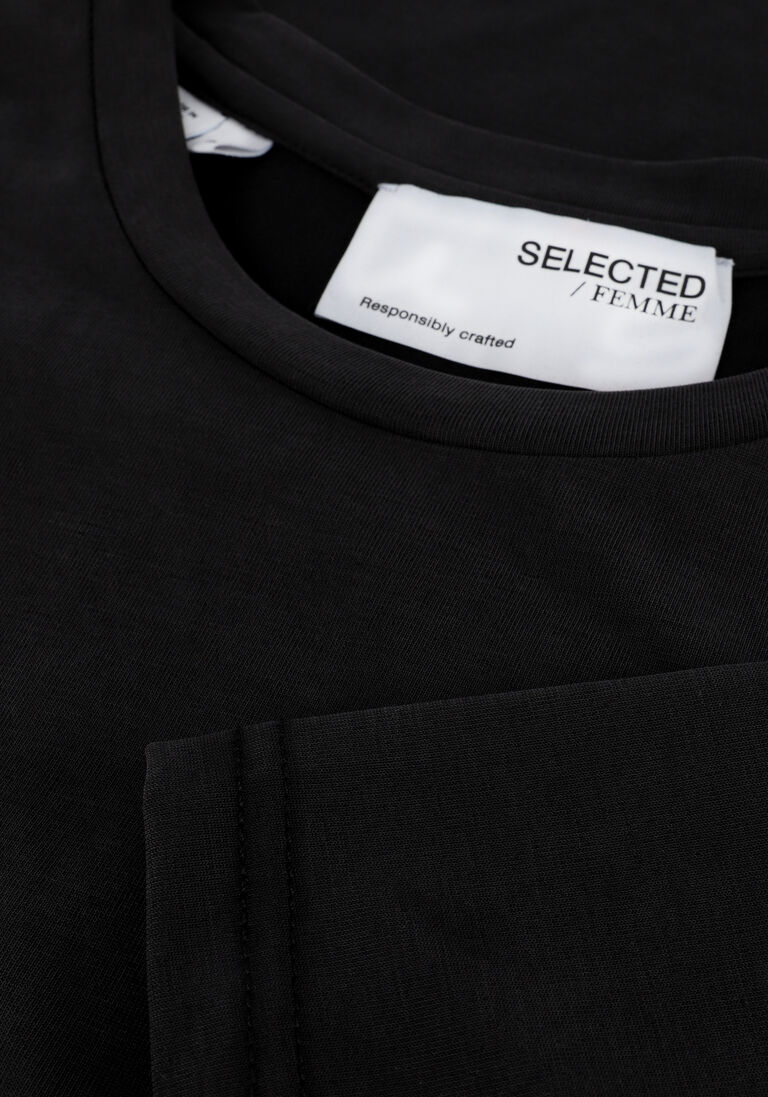 SELECTED FEMME zwarte selected femme t-shirt stella ss tee b