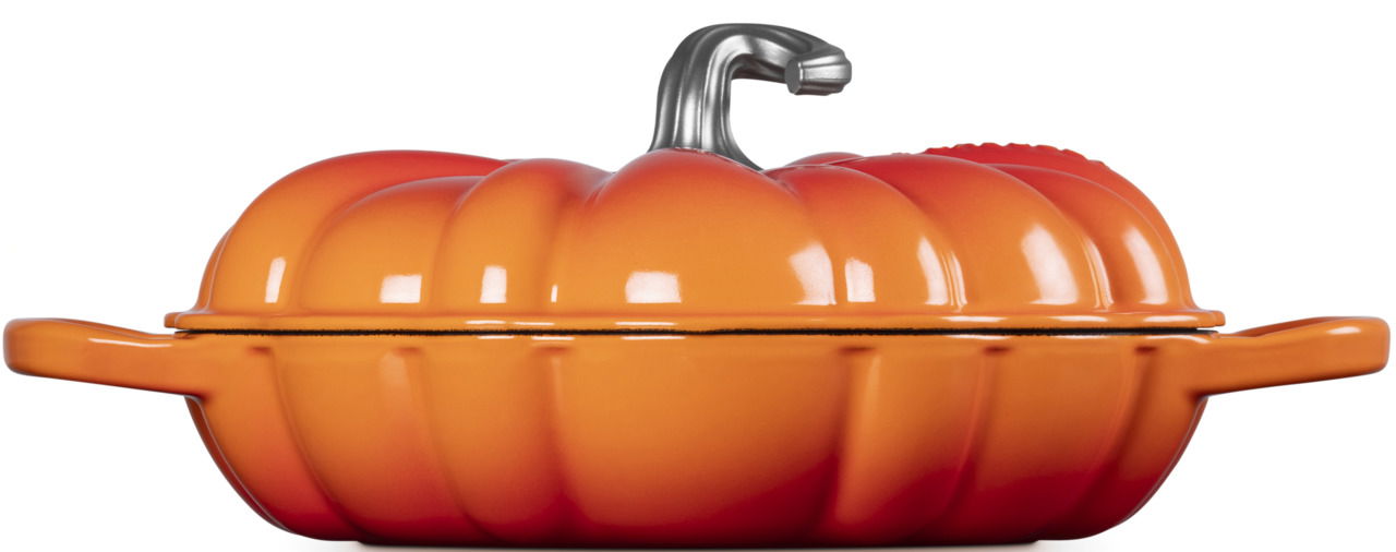LE CREUSET Gourmet-Profitopf Kürbis 28cm Ofenrot HALLOWEEN