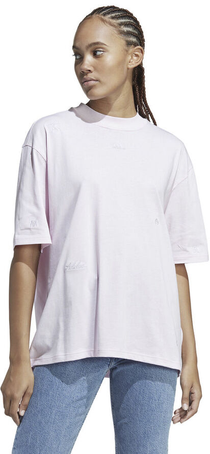 adidas Healing Crystals Inspired Graphics Boyfriend T-shirt Hvid