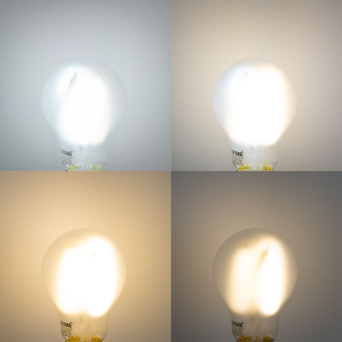 Smart wandlamp brons met witte kap incl. Wifi A60 - Pluk