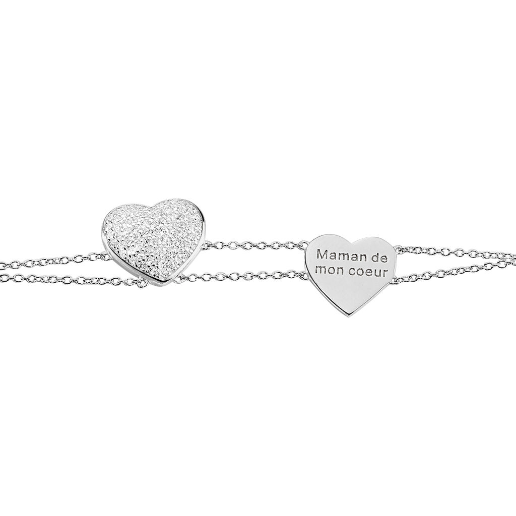 Bracelet Amarita Argent Blanc Oxyde De Zirconium