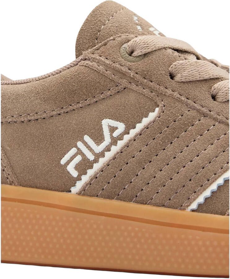 Fila leren sneakers taupe