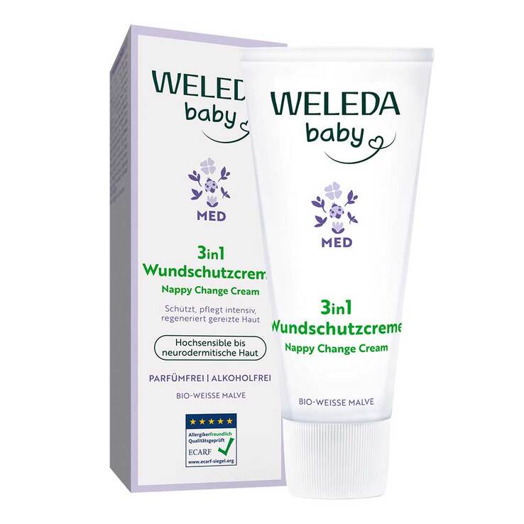 Weleda 3in1 Wundschutzcreme weiße Malve, 50 ml