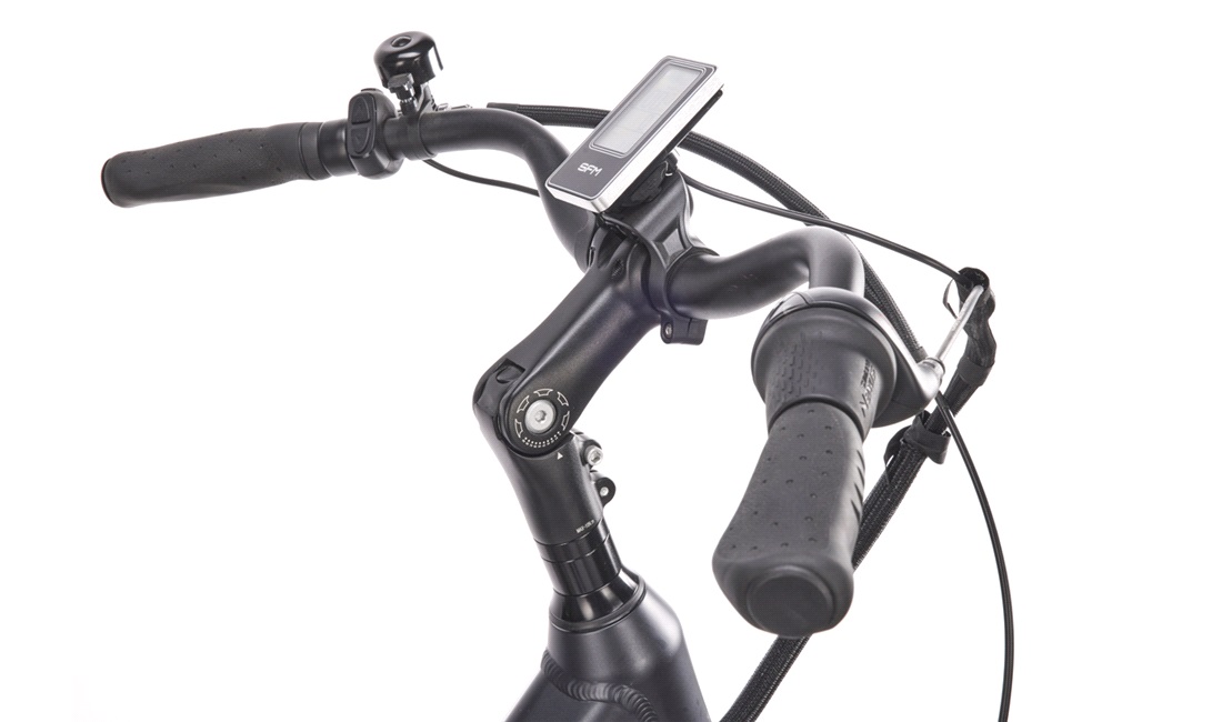 El-cykel Comfort Plus 36V-11,6Ah 7-gear antracit sort