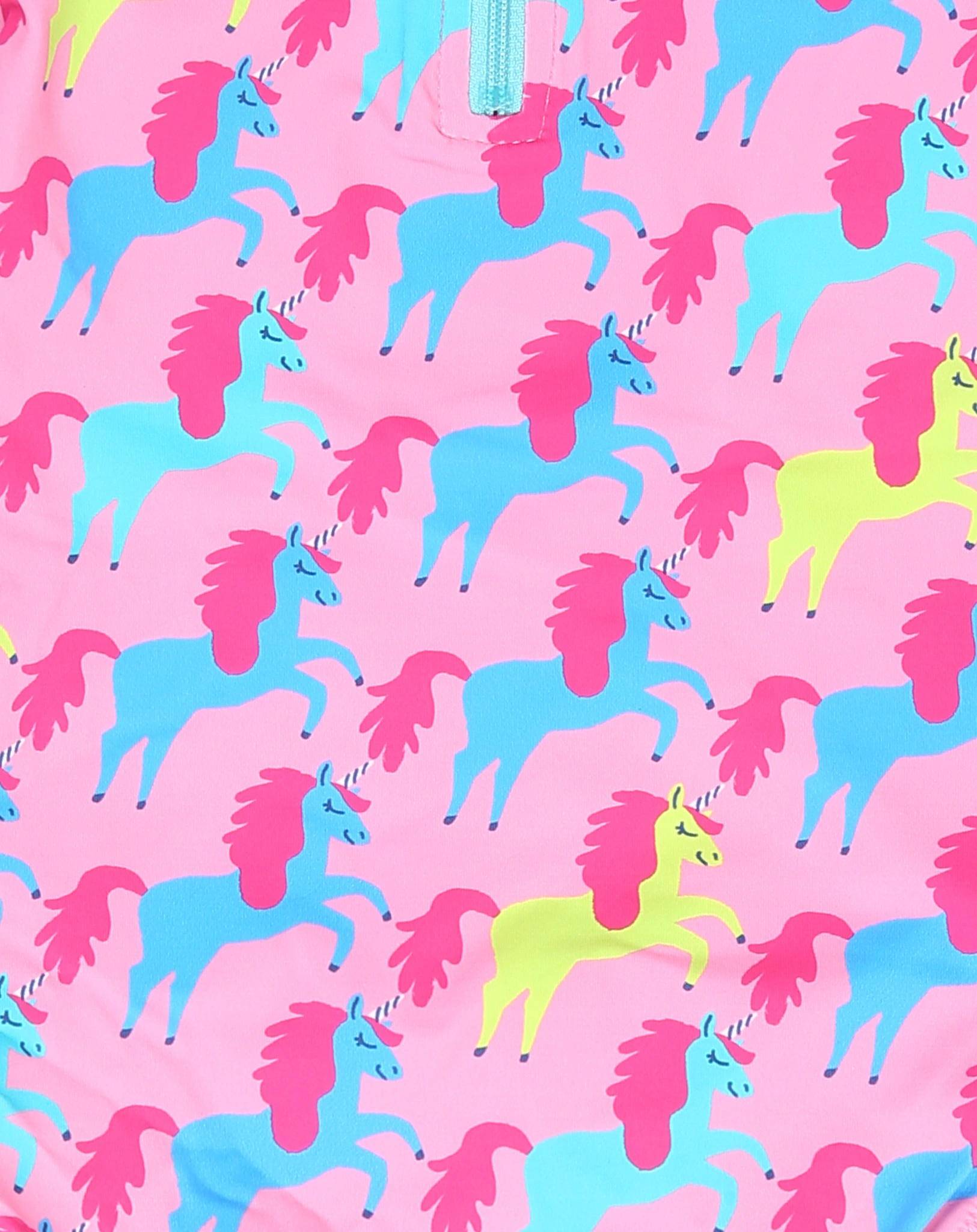 Langarm-Badeanzug ROCK STAR UNICORN in pink