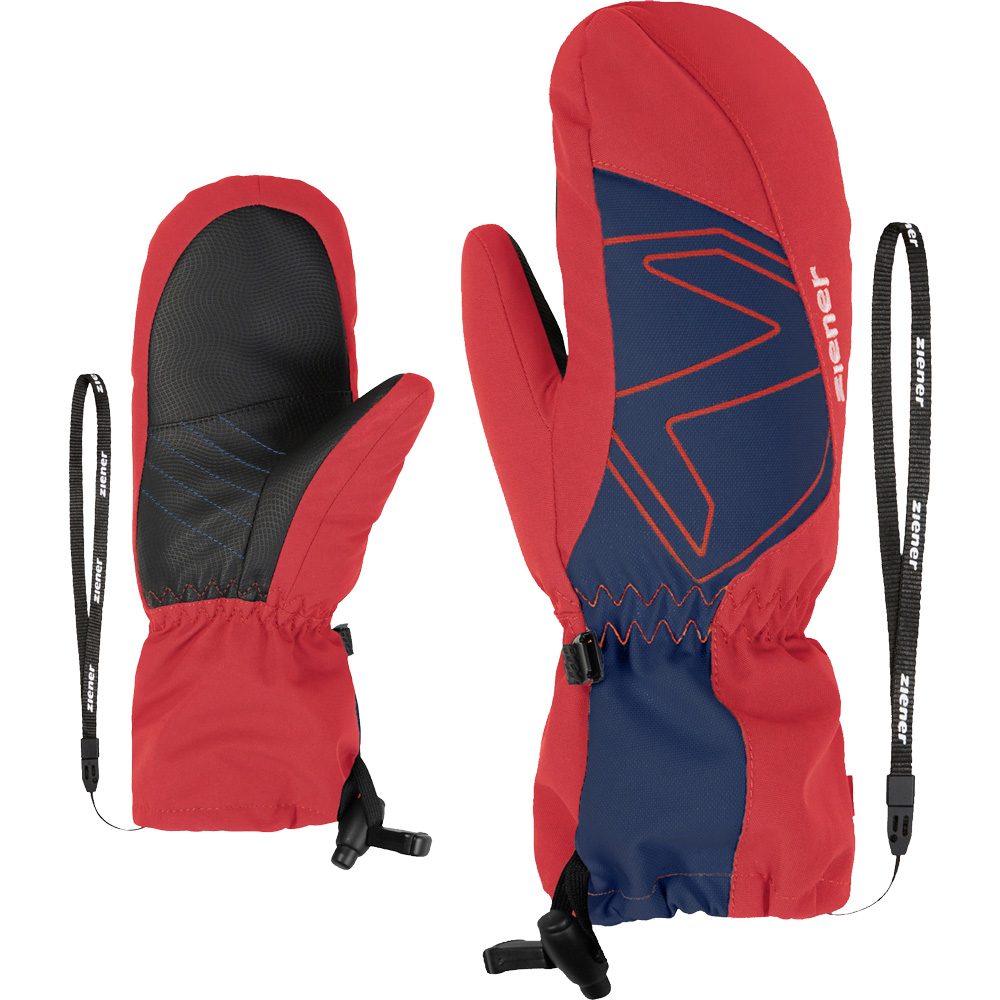 Ziener Lavalino AS® AW Mitten Junior Fäustlinge Kinder fiery red