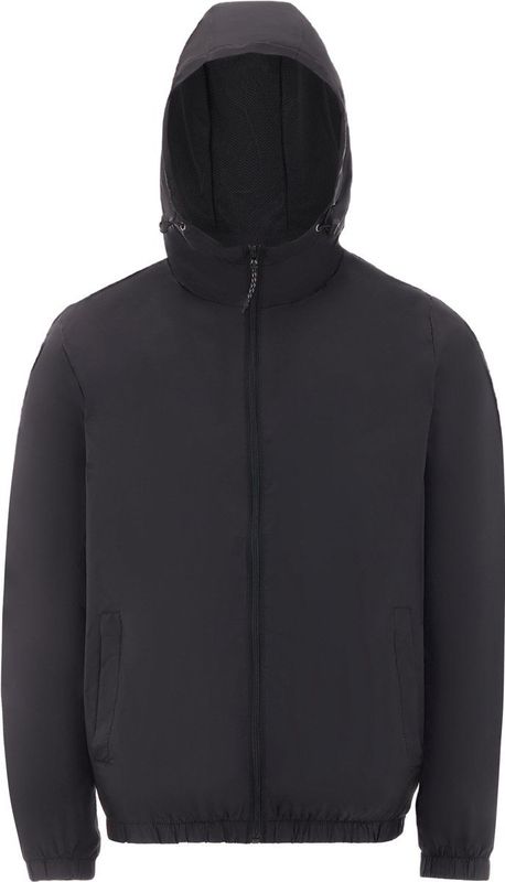 Mo - Jas - Zwart - Heren - Met Capuchon - Militair Print