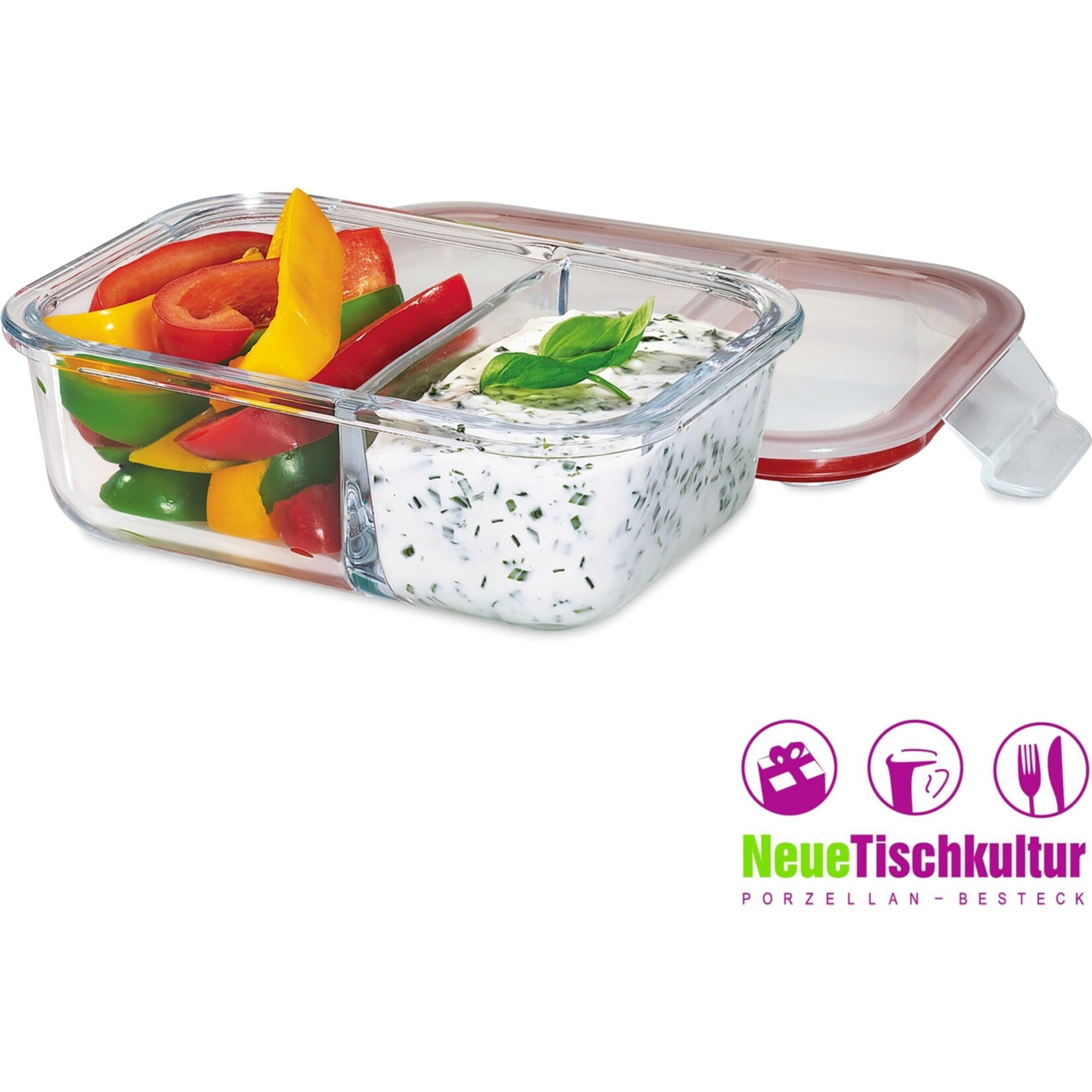 neuetischkultur Vorratsdose / Lunchbox Glas