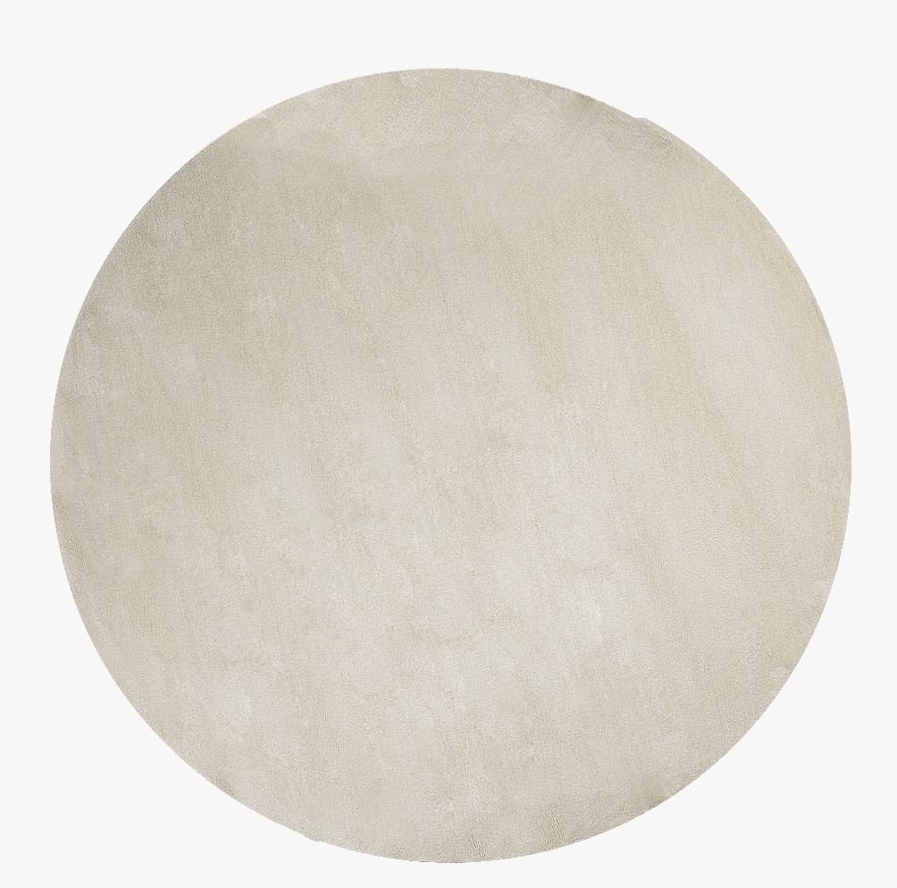 Rundt teppe brun - ø 200 cm