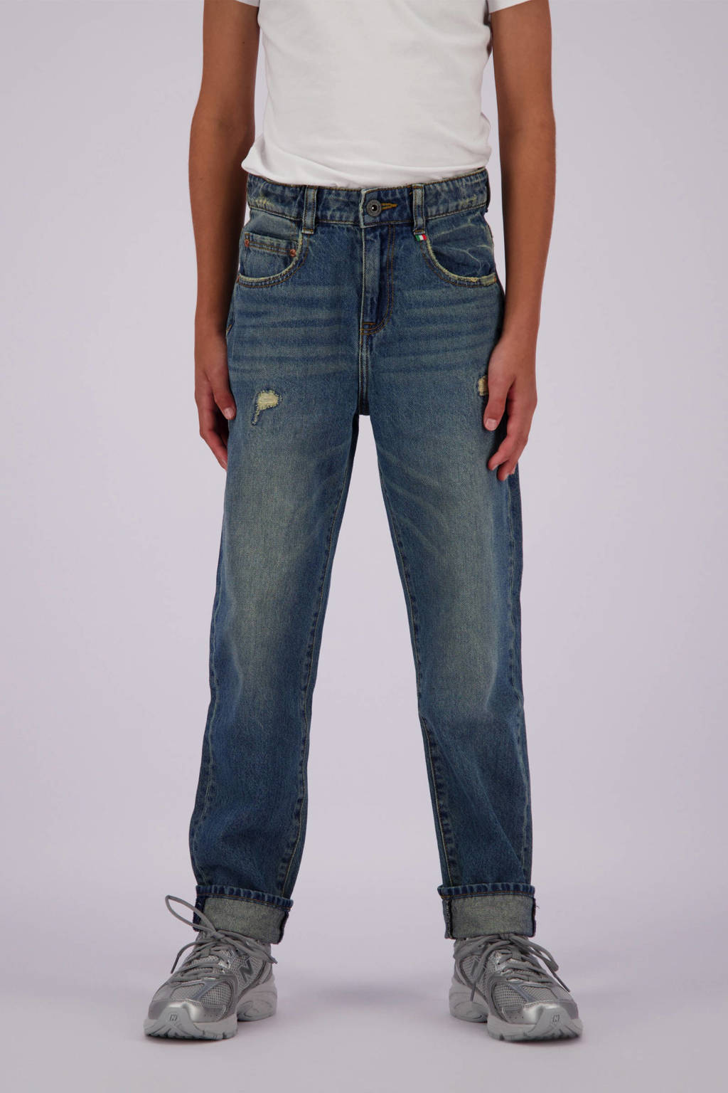 Vingino loose fit jeans Castiano tinted mid blue