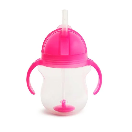 Tasse d'apprentissage à paille Click Lock   Rose        207 ml   de               Munchkin